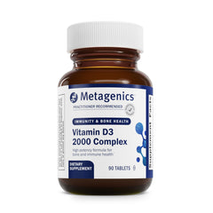 Metagenics D3 2000 IU Complex bottle for bone health support