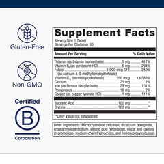 Metagenics Hemagenics bottle close-up highlights a clean label