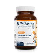 Metagenics Immune Active bottle front view highlighting immune support potential