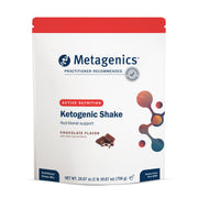 Metagenics Ketogenic Shake chocolate tub, ready to support keto meal replacement