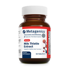 Metagenics Milk Thistle Extract bottle front view for liver support