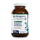 Metagenics Multigenics bottle front view highlighting daily wellness support