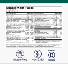 Metagenics Multivitamin Intensive tablets close-up showing high-potency nutrients.