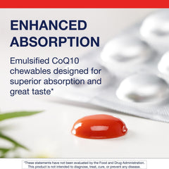 Sunflower oil included to improve CoQ10 bioavailability and easier digestibility.