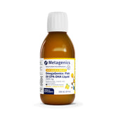 Metagenics OmegaGenics EPA-DHA 2400 lemon bottle for heart and immune support.