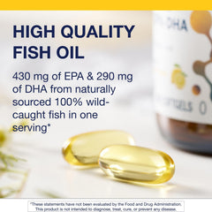 Metagenics OmegaGenics lemon-lime flavor softgels with pleasant taste