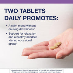 Serenagen capsules shown, highlighting vegetarian, non-GMO formulation for daily focus.