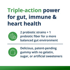Metagenics UltraFlora gummies bottle pour demonstrates easy daily intake