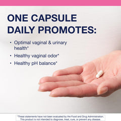 Metagenics UltraFlora Women's capsules: convenient one-a-day dosing for ongoing urinary comfort.