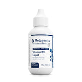 Metagenics Vitamin D3 liquid bottle pour for easy dosing