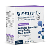 Metagenics Wellness Essentials brain health packets support daily focus.