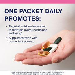 Ingredients panel highlights multivitamin, omega-3s, and antioxidants from Metagenics