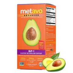 Metavo Advanced GLP-1 capsules framed for convenient daily use