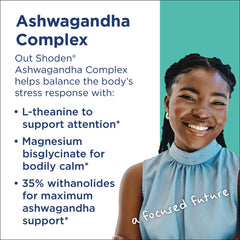 Shoden Ashwagandha extract label highlights 35% withanolides for potent support.