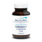 MethylPro L-Methylfolate 5 mg bottle displaying the supplement for brain health and calm.