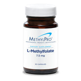 MethylPro L-Methylfolate 7.5 mg bottle pour supports focus and calm.