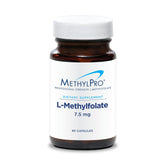 MethylPro L-Methylfolate capsules close-up for clear focus and calm mood support.