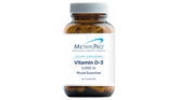 MethylPro Vitamin D3 5000 IU bottle emphasizes high-potency immune support
