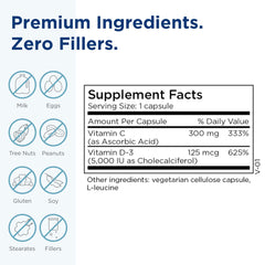 MethylPro Vitamin D3 capsules closeup shows easy-to-swallow softgel form