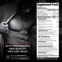 METISNutrition Pyro Stim7 capsules closeup for easy daily use.