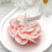 Mewealth Carnation Candle flower design glows softly for intimate ambience.