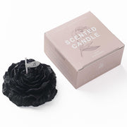 Mewealth Peony Candle flower-shaped design adds cozy decor and fragrance