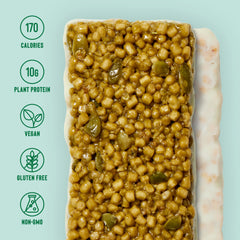 Mezcla Gluten-free vegan ingredients signal a clean, plant-based snack option.