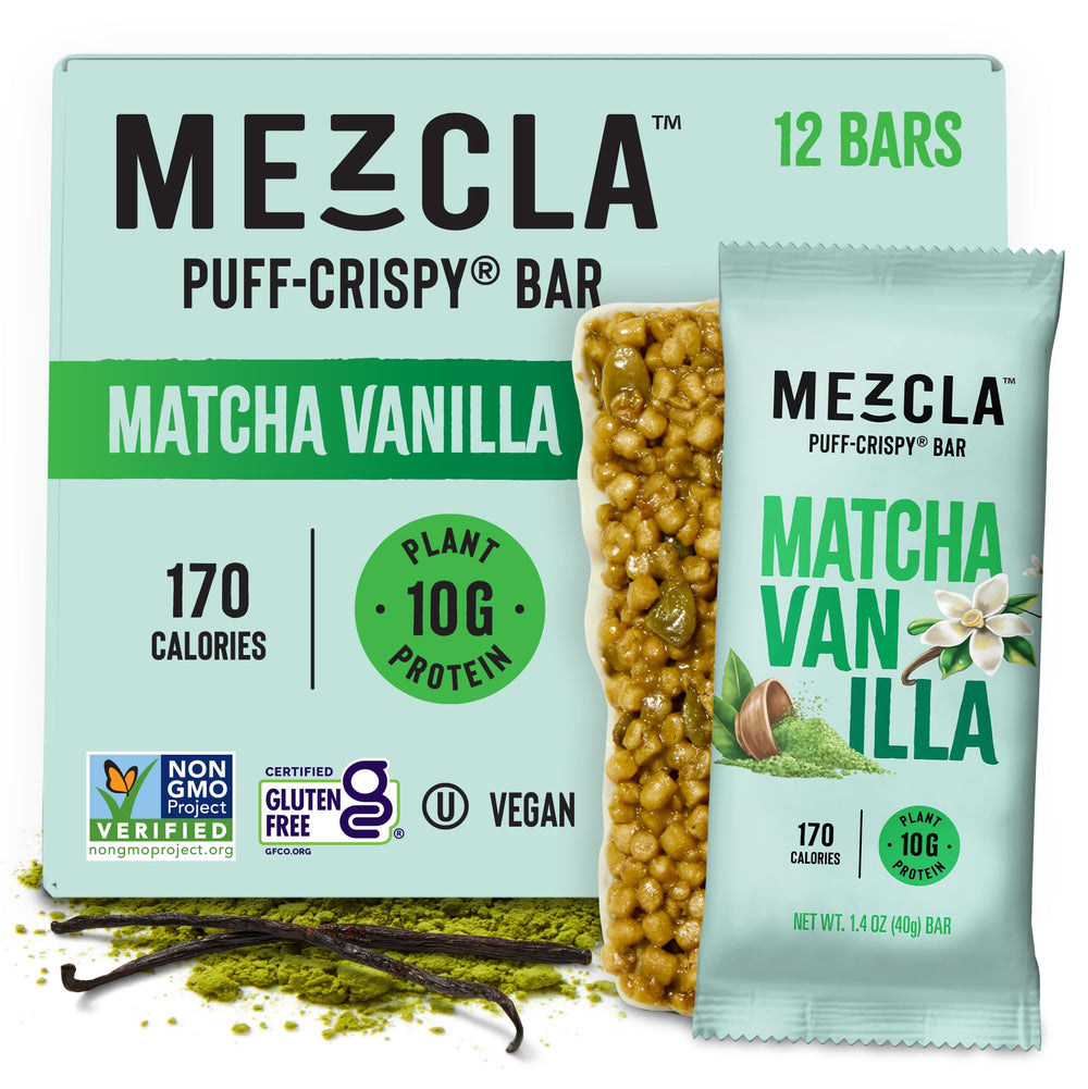 Mezcla Puff Crispy Protein Bar with airy texture for a quick, satisfying snack.