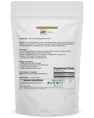 mGanna Ferrous Bisglycinate powder label close-up for a pure iron ingredient