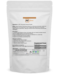 Close-up of mGanna Haritaki powder texture for masks