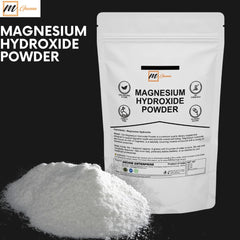 mGanna magnesium hydroxide powder label closeup - quality packaging and product details.