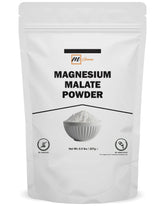 mGanna Magnesium Malate Powder bottle pour for easy measuring and blending.