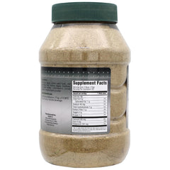 Mi Fibra Diaria Forte tub label close-up highlighting sugar-free and gluten-free features.