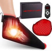 Miaimther red light therapy shoe front view delivers soothing warmth for fatigued feet.