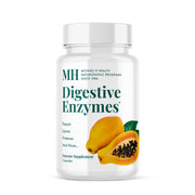 Michaels Digestive Enzymes bottle front for daily digestive support during meals.