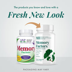 Michael's Memory Factors tablets close-up showing small vegetarian tablets.