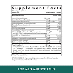 MICHAEL'S Naturopathic Men capsules closeup highlighting high-potency formula