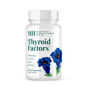 MICHAEL'S Thyroid Factors bottle front with vegan capsules for daily energy support