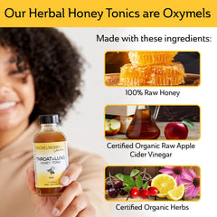 Close-up of Mickelberry Gardens propolis and herbs for natural immune support.