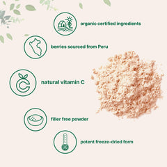 Micro Ingredients camu camu powder scoop ready for serving