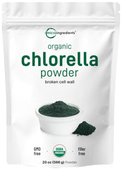 Micro Ingredients chlorella powder with broken cell wall for improved absorption.