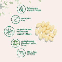Micro Ingredients coconut oil carrier enhances K vitamin absorption.