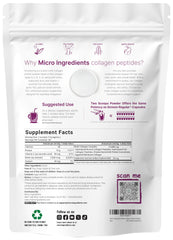Micro Ingredients collagen powder scoop dispensing for easy portioning and consistent servings