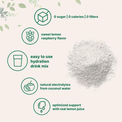 Scoop of Micro Ingredients Hydration Electrolyte Powder ready for keto-friendly, zero sugar hydration