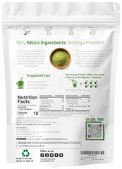 Micro Ingredients Moringa leaf powder no stems, smooth blends