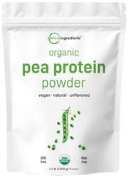Micro Ingredients North America pea protein bag for daily vegan protein