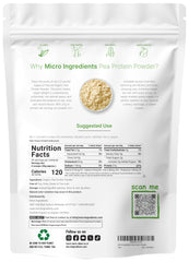 Micro Ingredients organic pea protein scoop ready for shakes