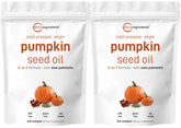 Micro Ingredients pumpkin seed oil softgels in a bottle, convenient source of EFAs and phytosterols.