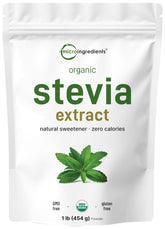 Micro Ingredients Stevia Powder, green leaf extract, pure sweetness with Reb-A.