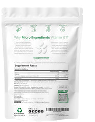 Micro Ingredients thiamine 500mg benfotiamine softgels with MCT oil for absorption.